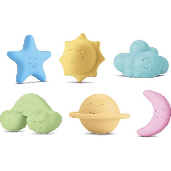 Brinquedo para Bebê Anime Coisinhas do Ceu com 6