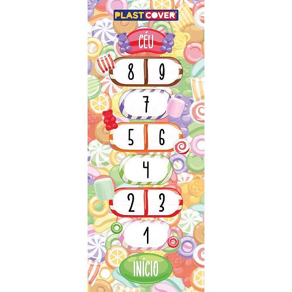 Brinquedo para Bebê Amarelinha CANDY 80CMX2M