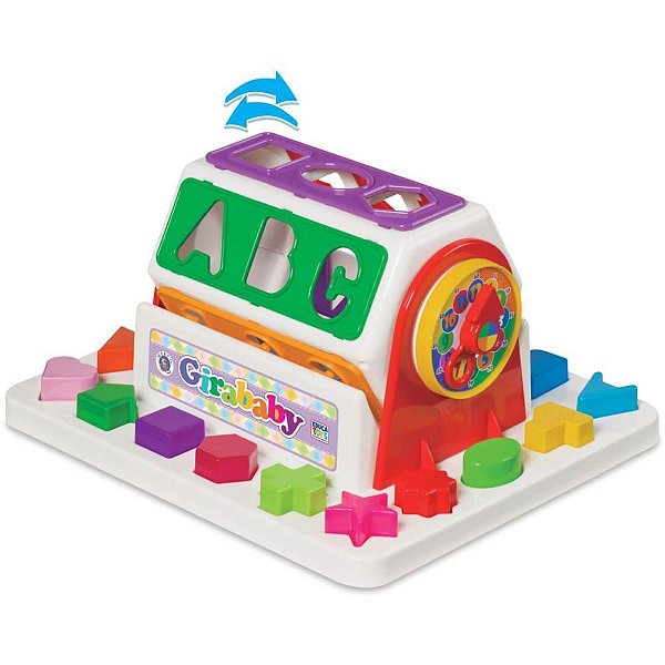 Brinquedo Educativo Gira BABY com Blocos Aprendizado Divertido