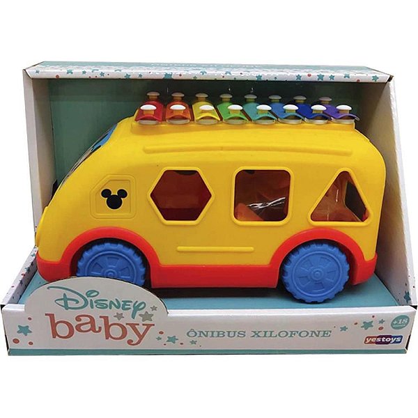 Brinquedo Educativo Disney Classics ônibus Xilofone