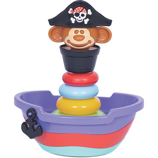 Brinquedo Educativo BABY Pirata Mercotoys – Caixa