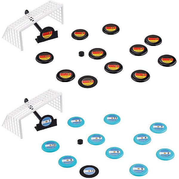 Brinquedo Futebol de Botão 12 Times