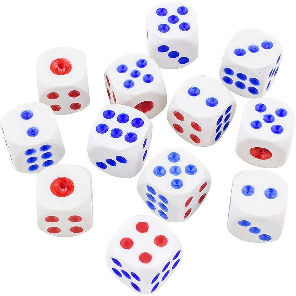 Brinquedo Diverso Dados N13 com 12 Unidades 1