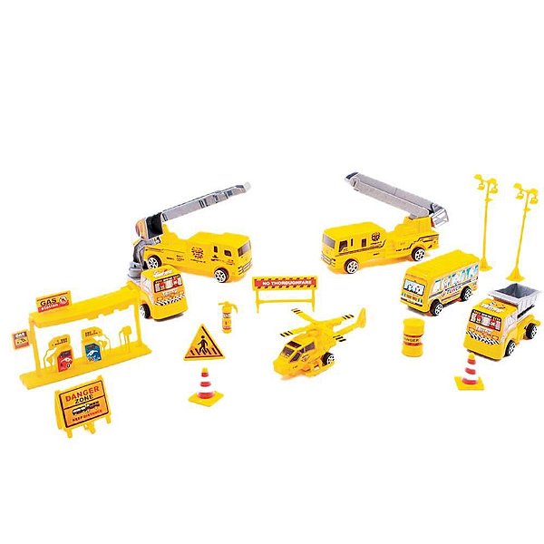 Brincando de Profissões Equipe de Construcão Completo