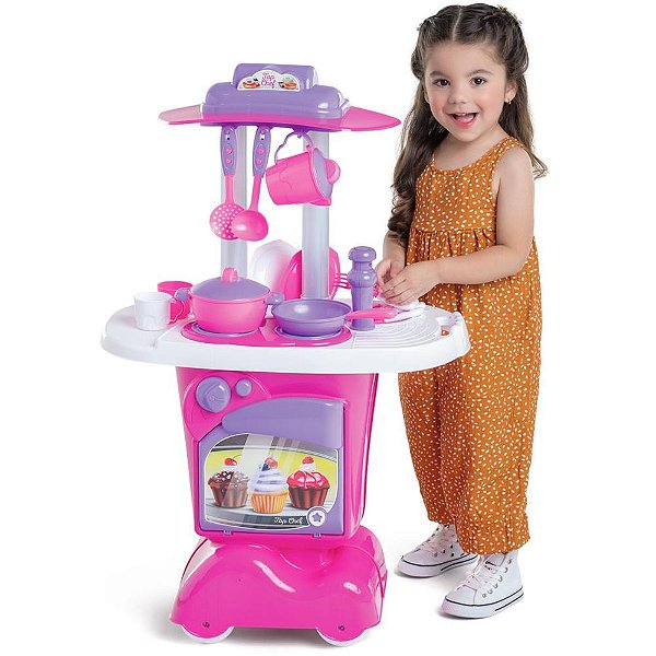Brincando de Casinha TOP CHEF Cozinha com Acessórios