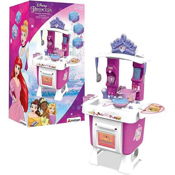 Brincando de Casinha Princesas Cozinha Fantastica