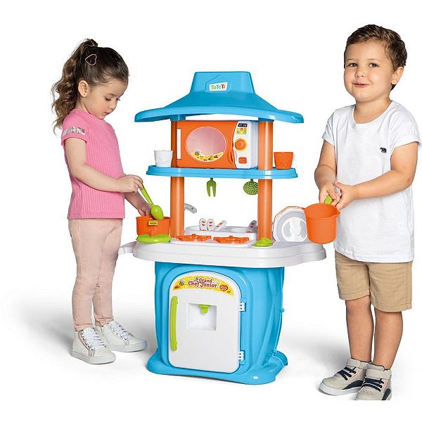 Brincando de Casinha LE GRAND CHEF Junior - Cozinha Completa com Acessórios