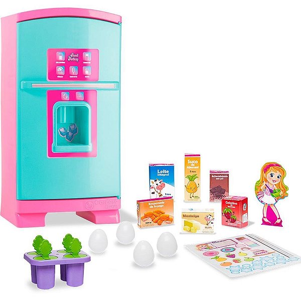 Brincando de Casinha Geladeira Sweet Fantasy