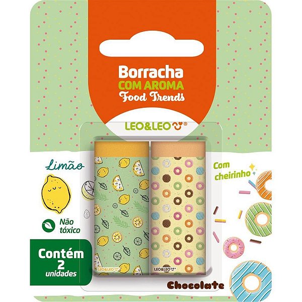 Borracha Decorada Food TRENDS com Aroma