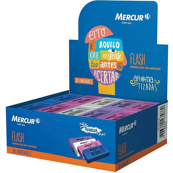 Borracha Colorida FLASH Color CX com 30