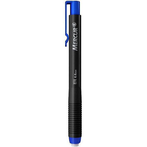 Borracha Caneta Azul 1PC CX com 12