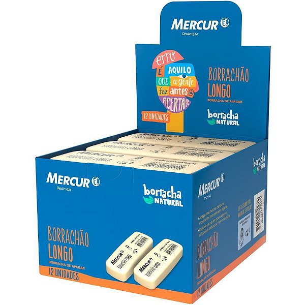 Borracha Branca Borrachão Longo CX com 12