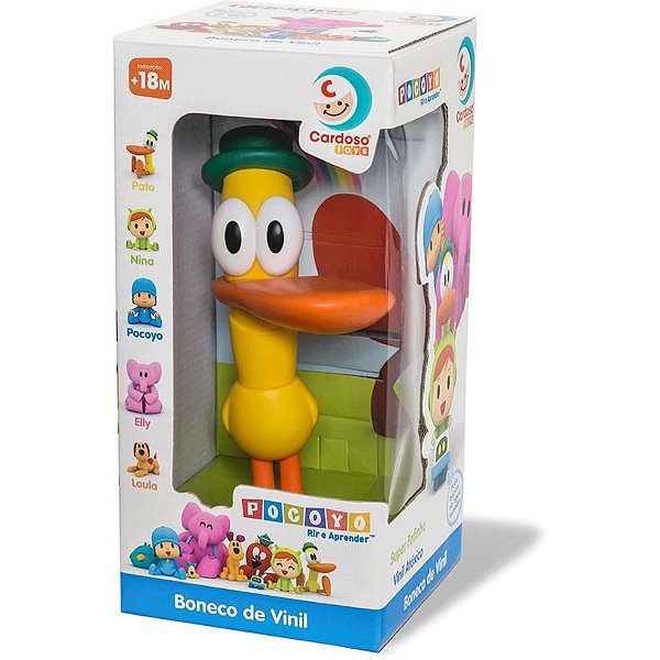 Boneco e Personagem Pócoyo Pato 16CM Vinil