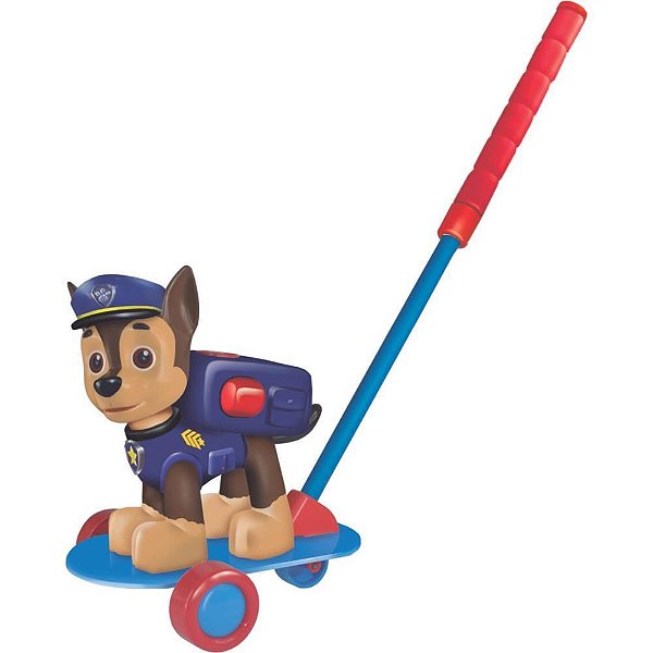 Boneco e Personagem Patrulha Canina Chase Empurrar