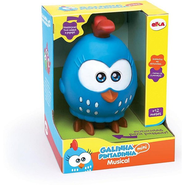 Boneco e Personagem Galinha Pintadinha Músical 20CM
