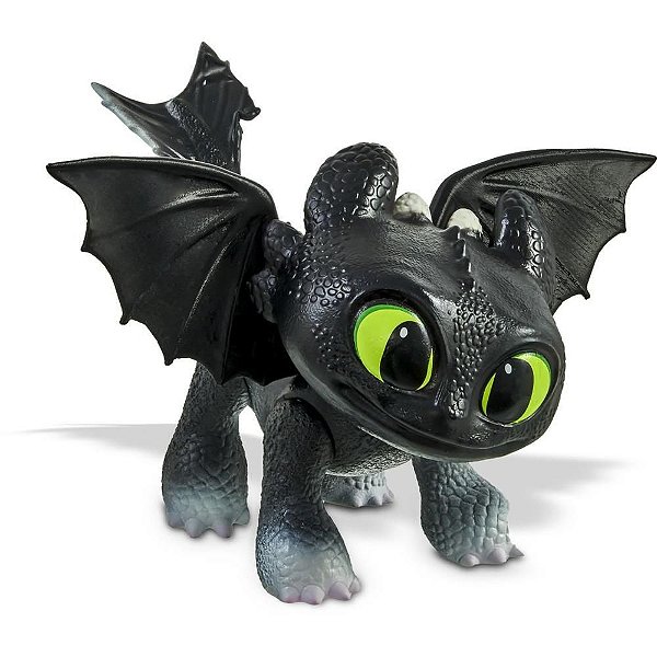 Boneco Eclipse e Personagem BABY Dragão - Como Treinar o Seu Dragão