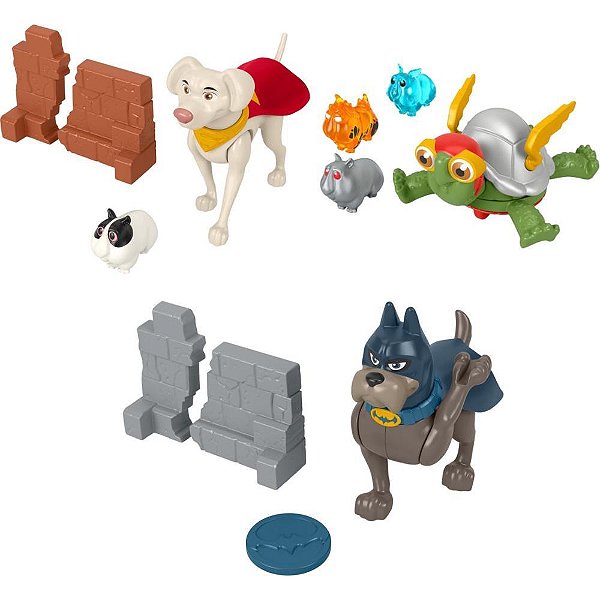 Boneco e Personagem DC Superpets CONJ Pet+aces (S)