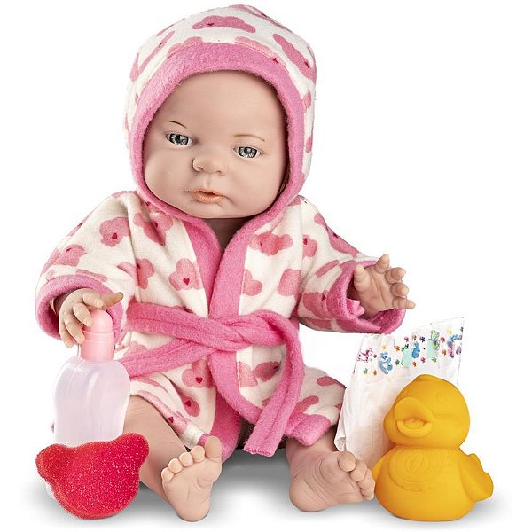 Boneca Roma Babies Banho 35CM