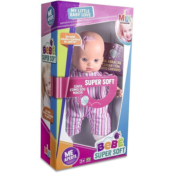 Boneca Bebê Super SOFT 30CM