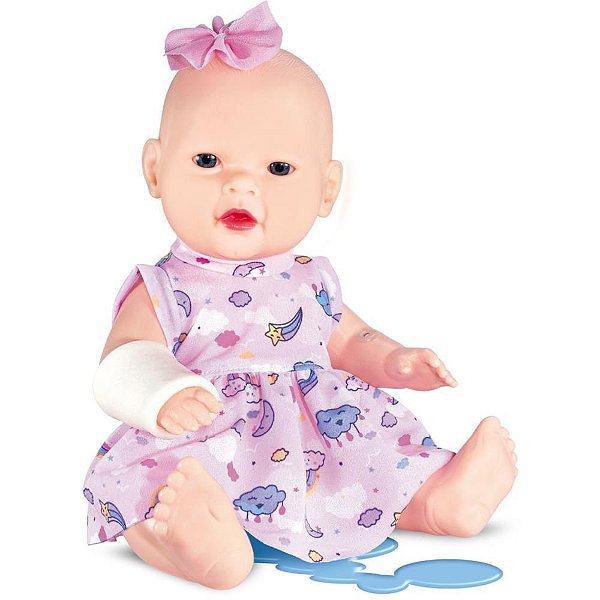 Boneca com Mecanismo Tekinha Gessinho FAZ Xixi 32CM