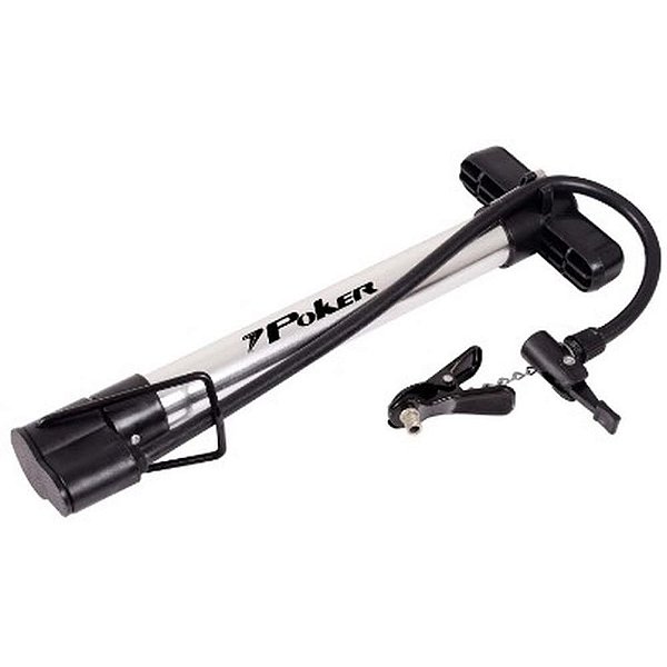 Bomba de AR BIKE/BOLA com 2 Bicos - PRETO/ALUMÍNIO