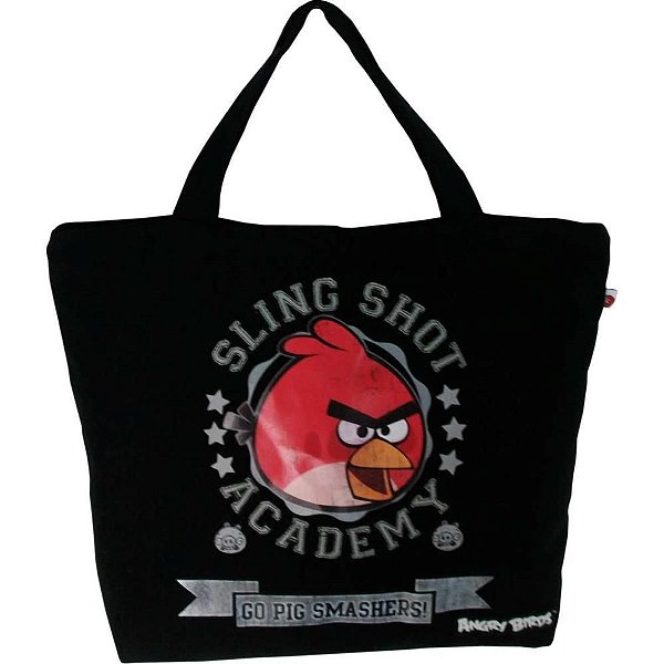 Bolsa Shopping BAG/TOTE ANGRY BIRDS 1BOLSO Preta