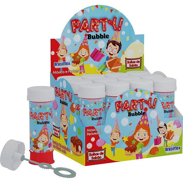 Bolha de Sabão PARTY 60ML - Caixa com 12