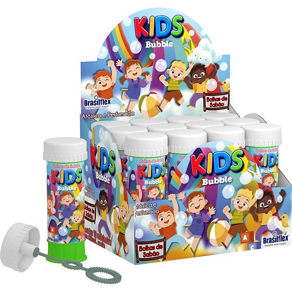 Bolha de Sabão KIDS 60ML - Caixa com 12 Unidades