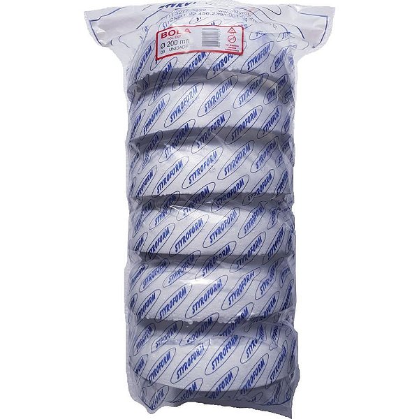 Bola de Isopor em EPS 200MM - Pacote com 3 Unidades