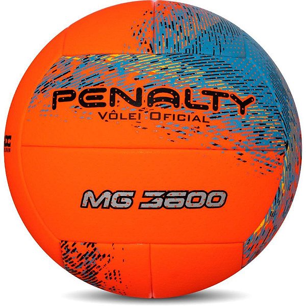 Bola de Vôlei MG 3600 XXI  Laranja - Azul - Preta