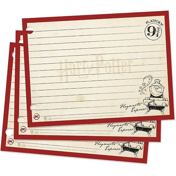Bloco para Ficheiro HARRY Potter Horizontal 80F