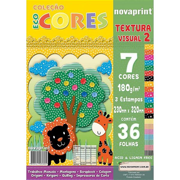 Bloco para Educação Artística Textura 2 180G 36 Folhas 230X320MM