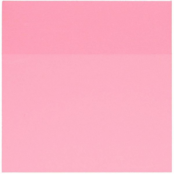 Bloco de Recado Autoadesivo TRANSP Rosa 76X76 50FLS CX com 12