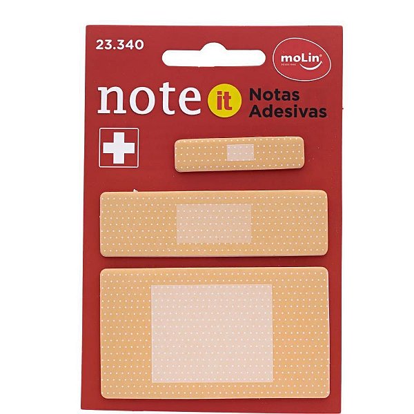 Bloco de Recado Autoadesivo BAND Note IT 3BLOCOS 60F