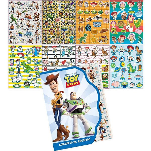 Adesivos Decorados TOY STORY 8 Folhas MOD. 991