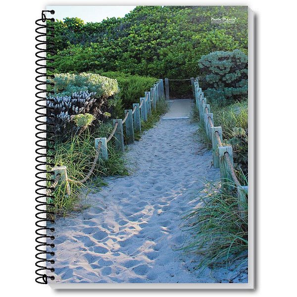 Caderno Espiral 1/4 Flexível NEW 48 Folhas Pacote com 20