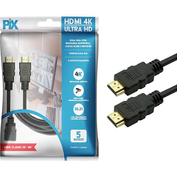 Cabo HDMI HDMI X HDMI 14 4K 5 M