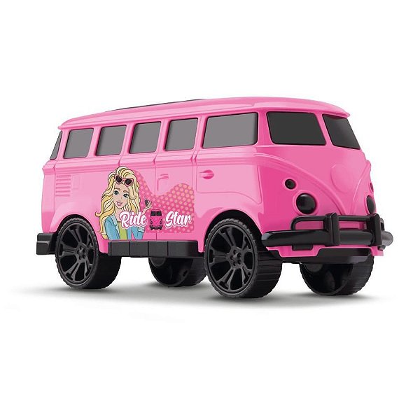 Carrinho Kombi Ride STAR Rosa