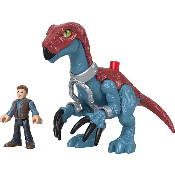 Imaginext JW Dino Therizinosaurus e OWEN