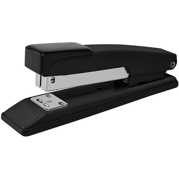 Grampeador de Metal Bazze B5945M Preto 26/6 para ATÉ 25 Folhas