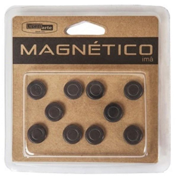 ímã Ferrite Redondo 13MM - Blister com 10 Unidades