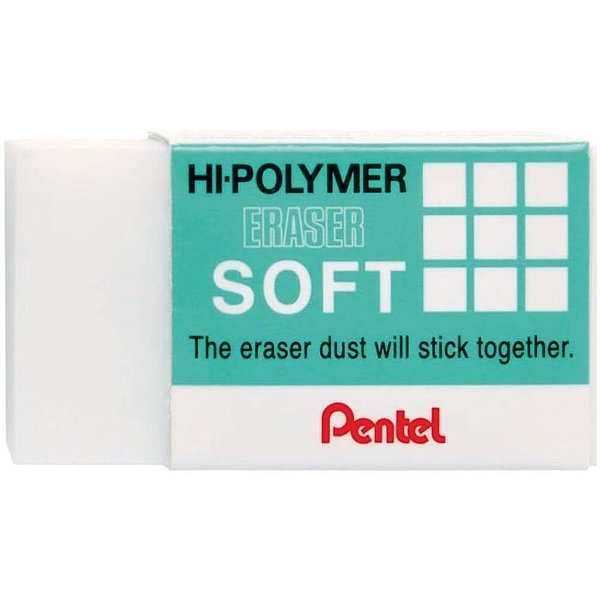 Borracha Branca HI-POLYMER Grande para Engenharia - Caixa com 36