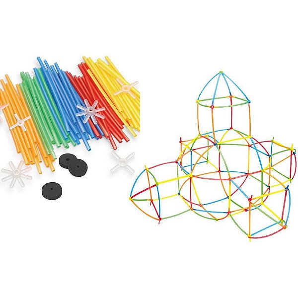Brinquedo Diverso Connectubo 0.3CM 238 PCS