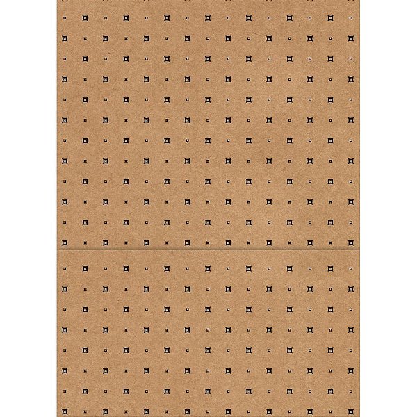 Caderno 10X1 Capa Dura KRAFT GOLD 160 Folhas - Pacote com 04