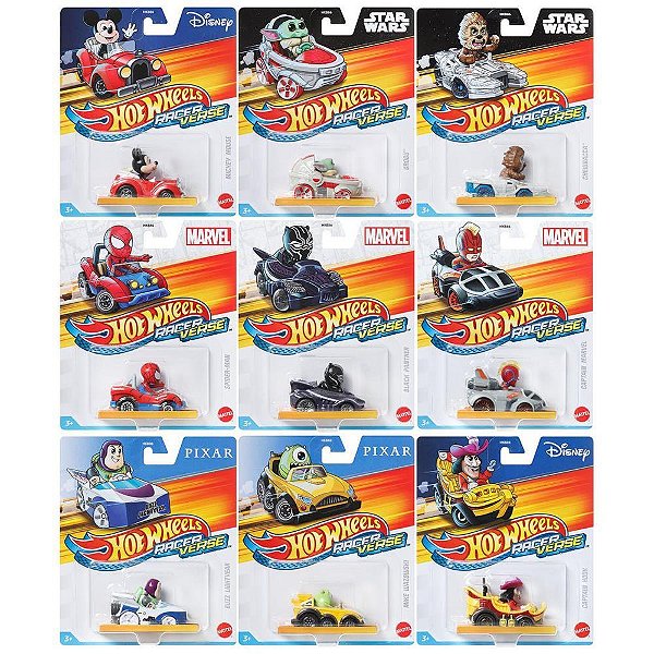 Hot Wheels Colecionável Racerverse Disney Básico (S)