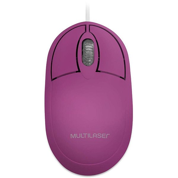 Mouse óptico USB Classic BOX FULL Rosa 1200DPI