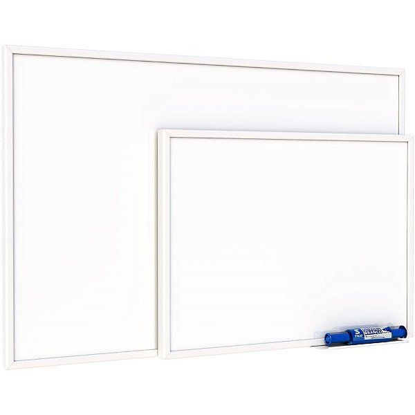 Quadro Aviso Magnético 80X60CM Branco MDF FIT