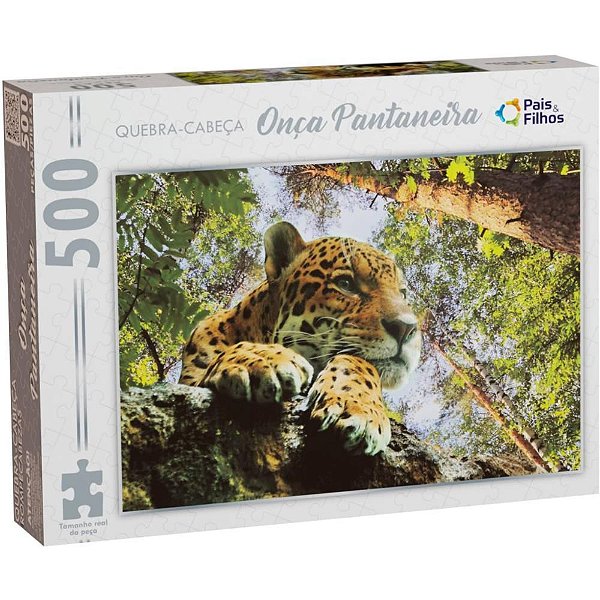QUEBRA-CABEÇA Cartonado ONCA Pantaneira 500PCS