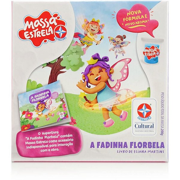 Livro Brinquedo Ilustrado a Fadinha Florbela com Massa