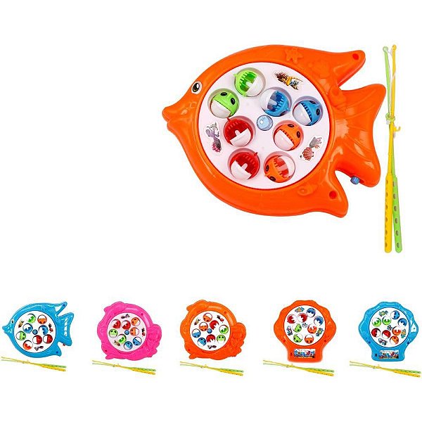 Brinquedo Diverso Pega Peixe 2 Varas a Pilha (S)